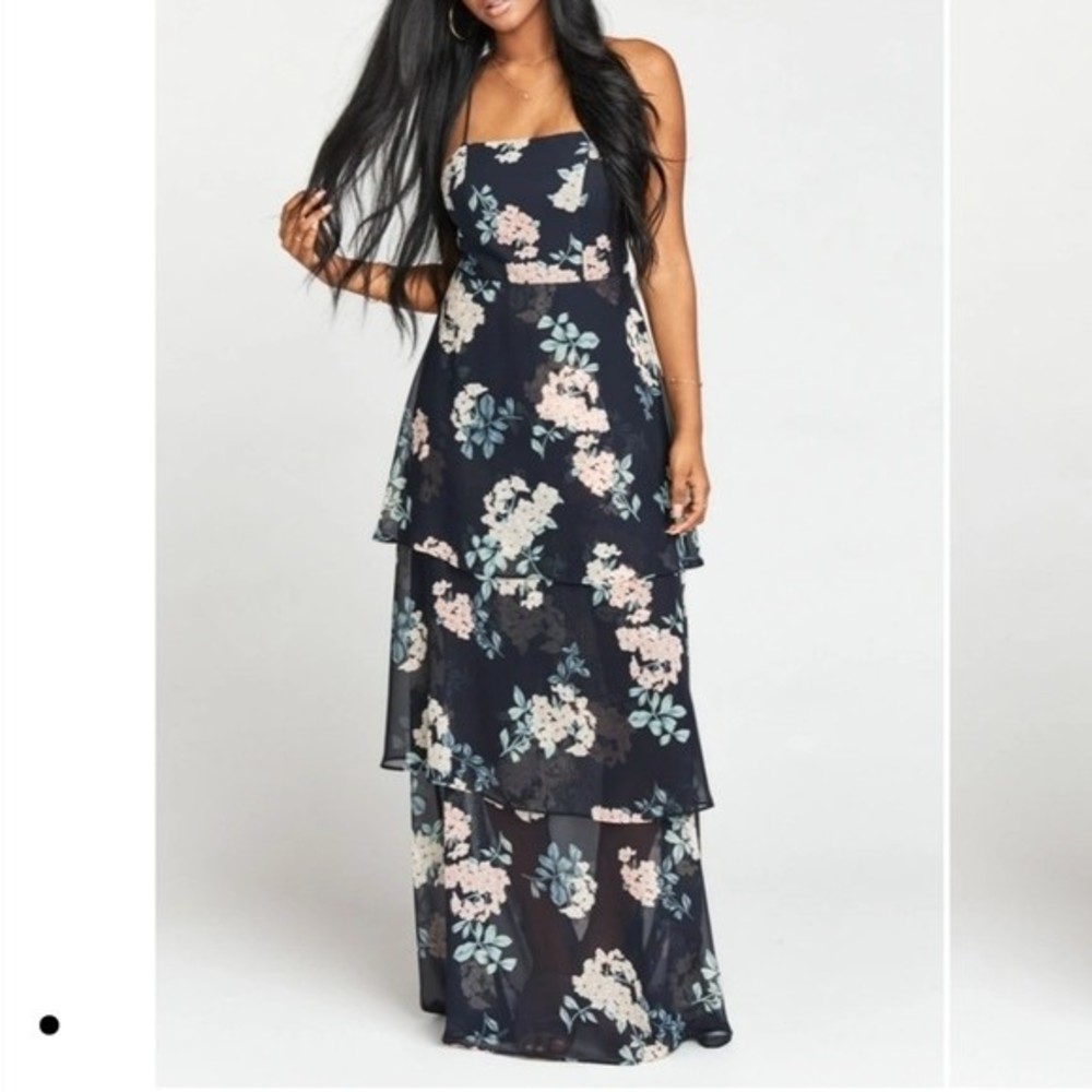 Show Me Your Mumu Calypso Ruffle Dress M